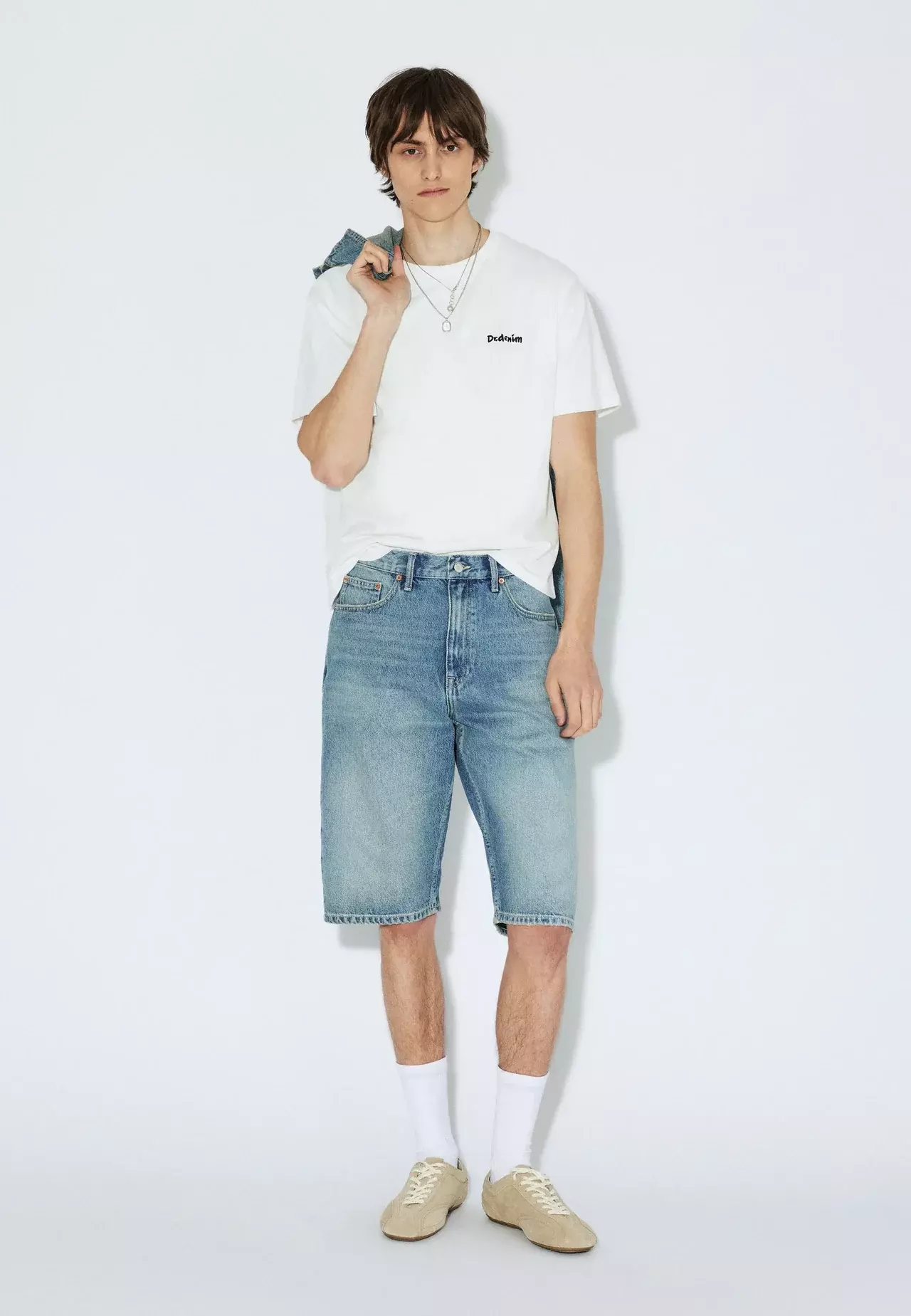 Dr.Denim Omar Shorts Drift Sky Used Herren Denim blau